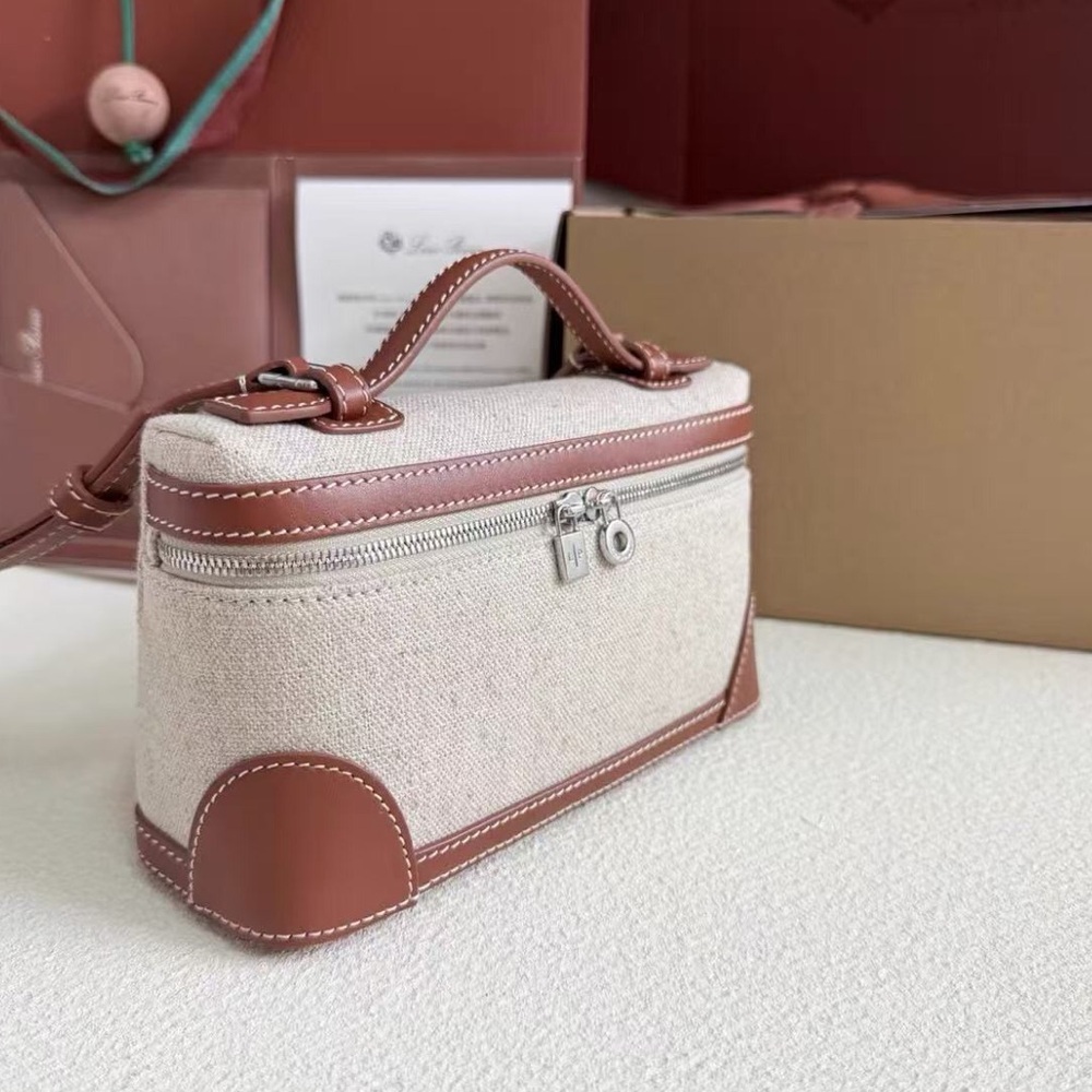 Loro Piana Beige and Tan Crossbody Bag - Picture 2 of 8